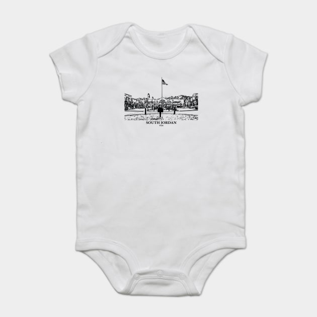 South Jordan - Utah Baby Bodysuit by Lakeric